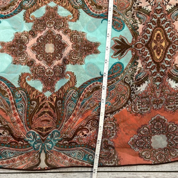 Sweet Storm Multicolor Paisley Maxi Dress - Picture 11 of 11